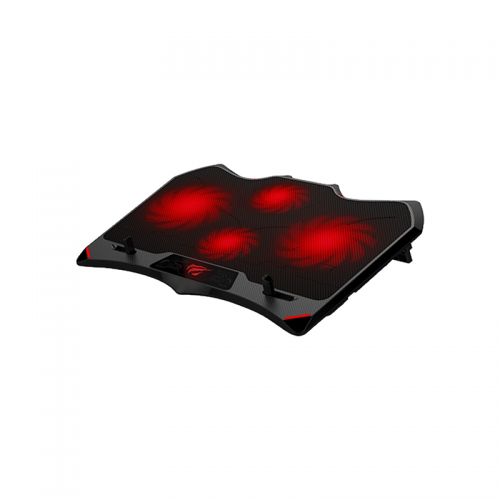 havit Iron Mesh 4 Fans Gaming Cooling Pad with Multi-Height Settings (HV-F2081)