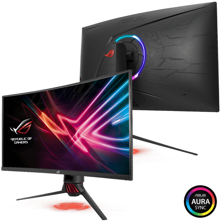 ASUS ROG STRIX XG32VQR CURVED HDR GAMING MONITOR 32 INCH 2560X1440 144HZ FREESYNC2