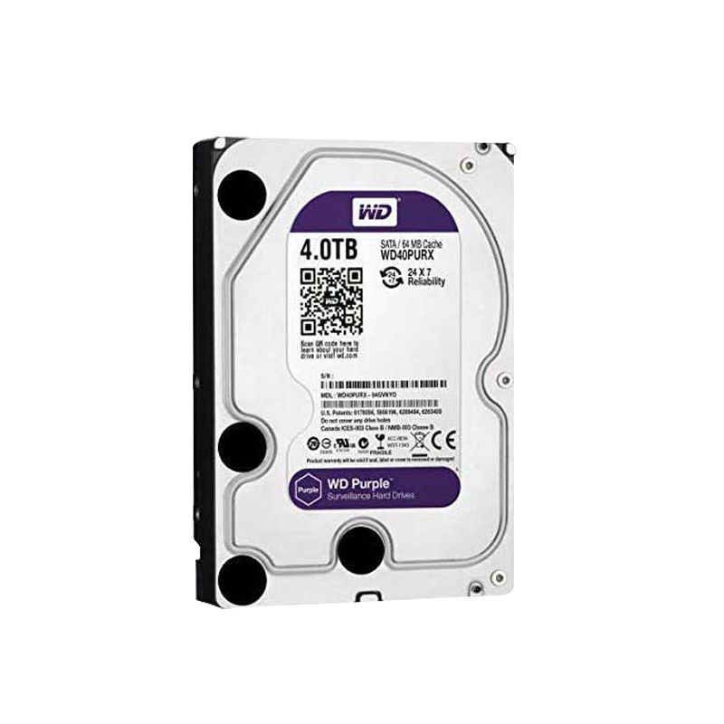 BRAND NEW DESKTOP HDD - WD 4TB PURPLE ( 3YEARS WARRANTY )
