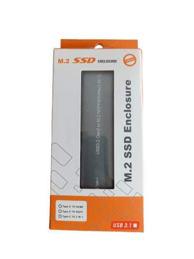 PORTABLE M.2 NVME SSD ENCLOSURE