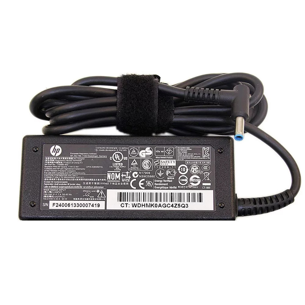 HP 19.5V blue Pin Laptop Adapter (6M)